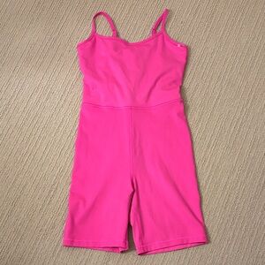 Gap Pink Biker Sleeveless Romper